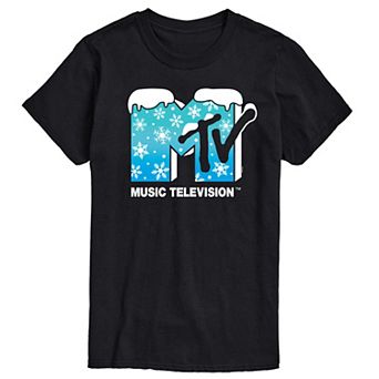 Big & Tall MTV Snowflakes Logo Graphic Tee