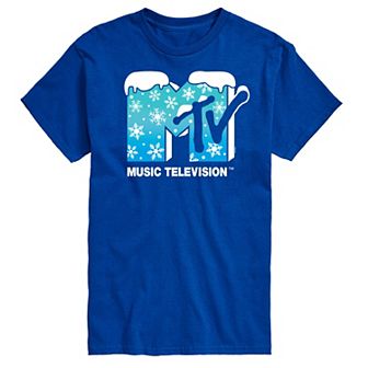 Big & Tall MTV Snowflakes Logo Graphic Tee