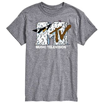 Big & Tall MTV Snowman Logo Graphic Tee
