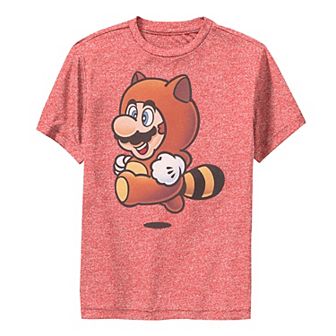 Boys 8-20 Nintendo Super Mario Bros Red Panda Costume Graphic Tee