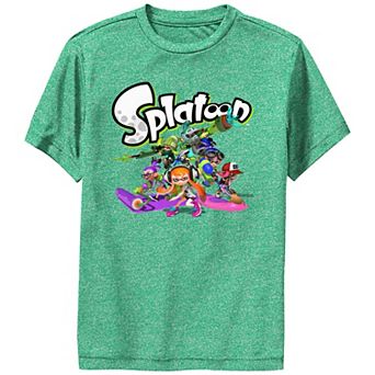 Boys 8-20 Nintendo Splatoon Team Fighting Mode Graphic Tee