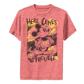 Disney's Mickey Mouse Boys 8-20 Here Comes Trouble Graphic Tee