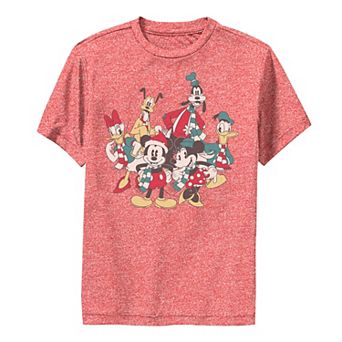 Disney's Mickey Mouse & Friends Boys 6-20 Holiday Group Graphic Tee