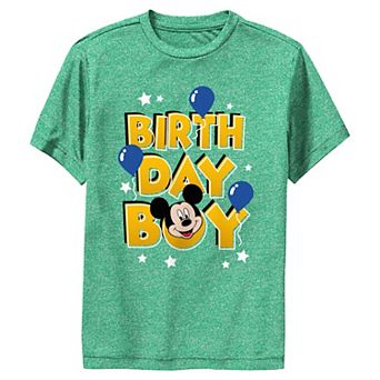 Disney's Mickey Mouse Boys 6-20 Birthday Boy Graphic Tee