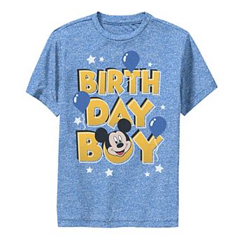 Disney's Mickey Mouse Boys 6-20 Birthday Boy Graphic Tee