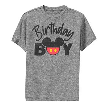 Disney's Mickey Mouse Boys 8-20 Birthday Boy Graphic Tee