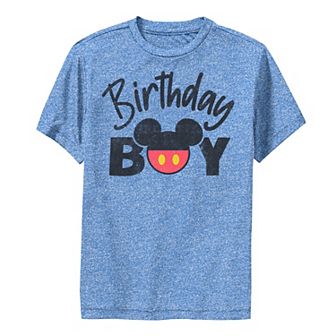 Disney's Mickey Mouse Boys 8-20 Birthday Boy Graphic Tee