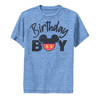 Disney's Mickey Mouse Boys 8-20 Birthday Boy Graphic Tee