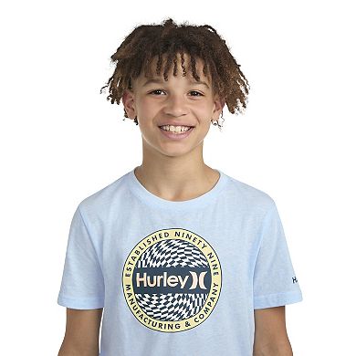 Boys 8-20 Hurley Vortex Check Graphic Tee
