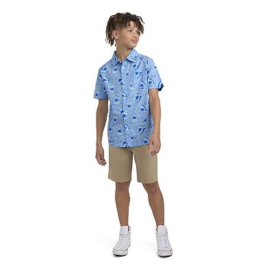 Boys 8-20 Hurley Shark Pattern Polo Shirt