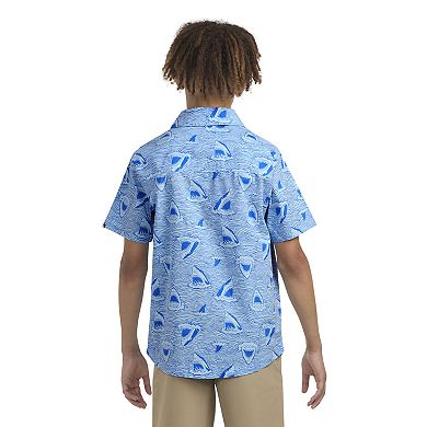 Boys 8-20 Hurley Shark Pattern Polo Shirt