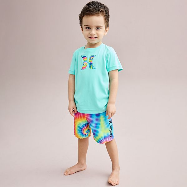 Toddler boy store hurley swim trunks