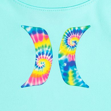 Baby & Toddler Boys Hurley Tie-Dye H2O-Dri UPF 50+ Swim T-shirt & Shorts Set
