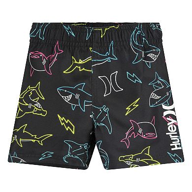 Toddler Boys Hurley Shark Bait UPF 50+ H2O-Dri Swim Top & Shorts Set