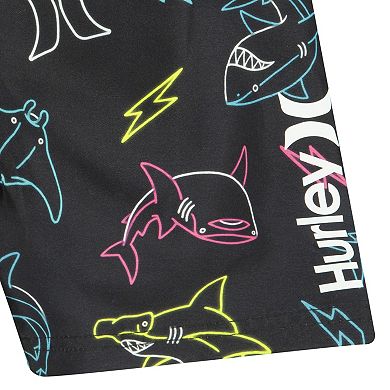 Toddler Boys Hurley Shark Bait UPF 50+ H2O-Dri Swim Top & Shorts Set