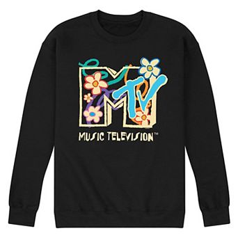 Men's MTV Floral Logo Fleece Sweatshirt