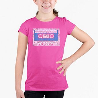 80s One Hit Wonders - Girl's Word Art T-shirt