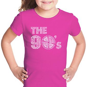 90S - Girl's Word Art T-shirt