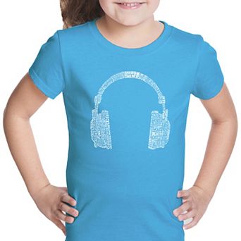 63 DIFFERENT GENRES OF MUSIC - Girl's Word Art T-shirt