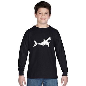 Boy's Word Art Long Sleeve - BITE ME