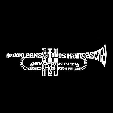 Boy's Word Art Long Sleeve - Trumpet