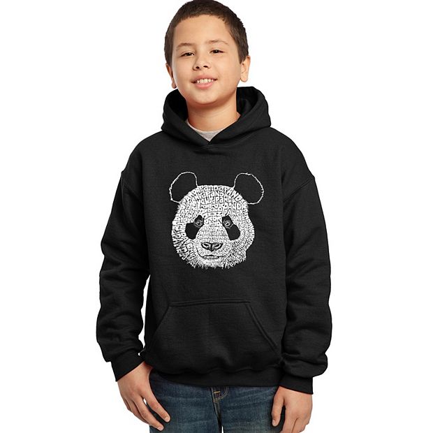 Panda hoodie for boys hotsell