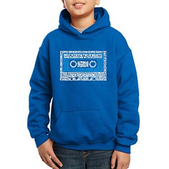 80s One Hit Wonders - Boy's Word Art Hooded Sweatshirt