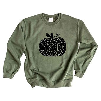 Heart Pumpkin Sweatshirt