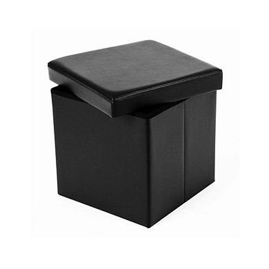 Hivvago Folding Storage Ottoman Cube