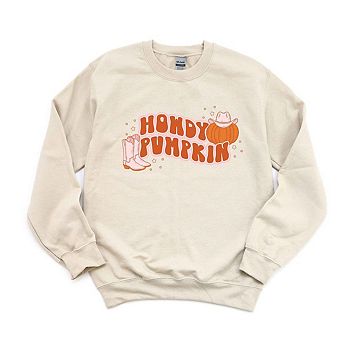Howdy Pumpkin Boots Sweatshirt