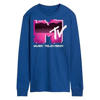 Men's MTV Retro Gamer Logo Long Sleeve Graphic Tee