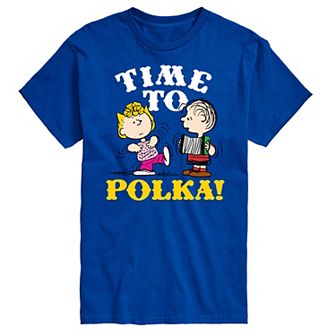 Men's Peanuts Time To Polka Graphic Tee