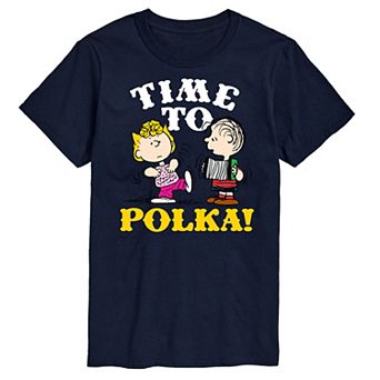 Men's Peanuts Time To Polka Graphic Tee