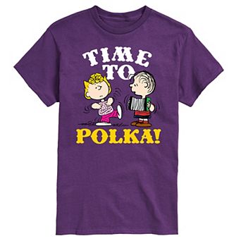 Men's Peanuts Time To Polka Graphic Tee