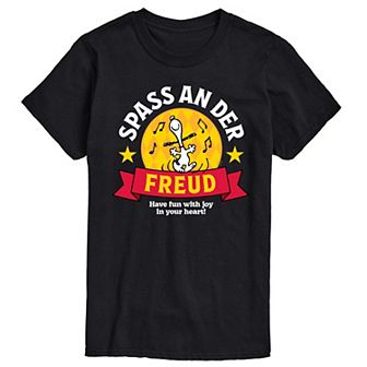 Men's Peanuts Snoopy Spass An Der Freud Graphic Tee