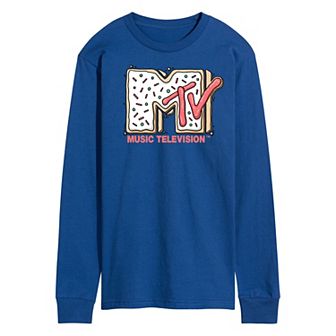 Men's MTV Sugar Cookie Logo Long Sleeve Graphic Tee