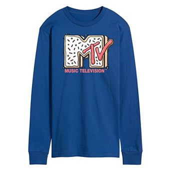 Men's MTV Sugar Cookie Logo Long Sleeve Graphic Tee