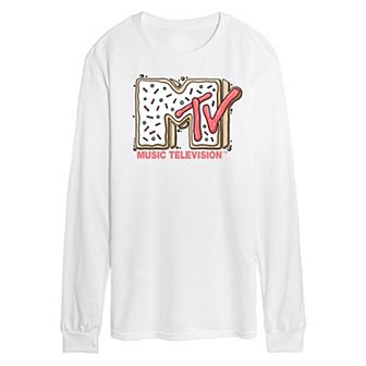 Men's MTV Sugar Cookie Logo Long Sleeve Graphic Tee