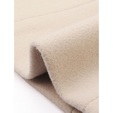 Women's Notched Lapel Outerwear Winter Coat