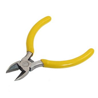 Soft Plastic Coated Grip Side Cutting Pliers Hand Tool 4.5"