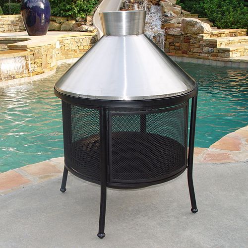 Stainless Steel Dome Fire Pit Outdoor