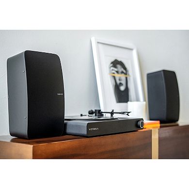 Victrola Stream Onyx Works with Sonos Turntable