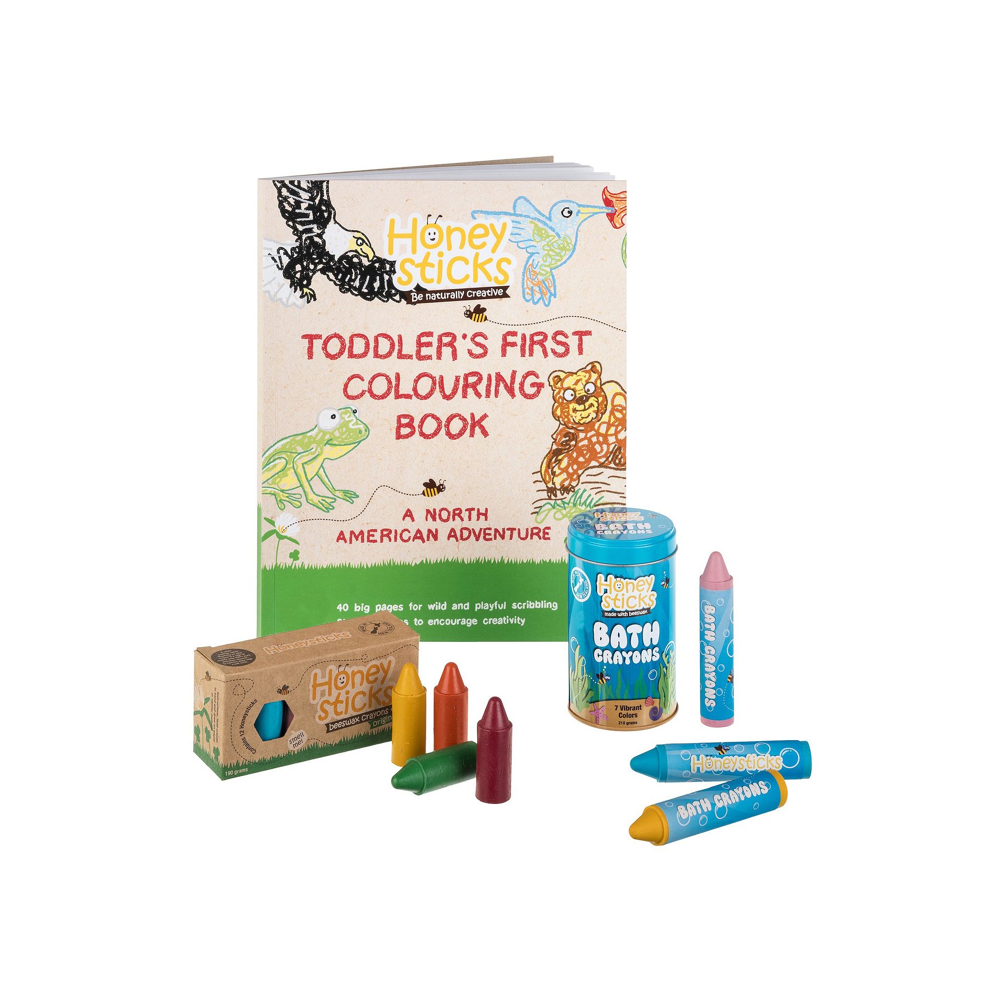 Honeysticks The Busy Bee Coloring Set, Multi