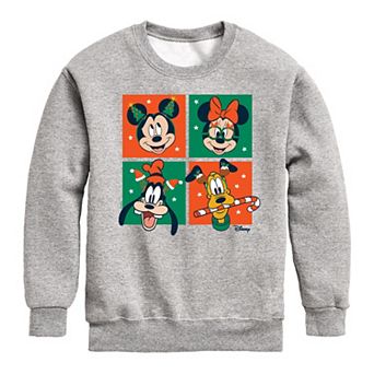 Disney's Mickey Mouse & Friends Boys 8-20 Christmas Crew Fleece Sweatshirt