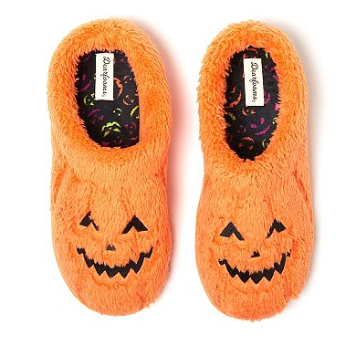 Dearfoams Jack-o-Lantern Adult Clog Slippers