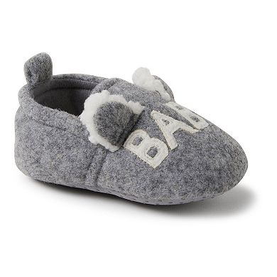 Dearfoams Casey Baby Bear Family Scuff Slippers