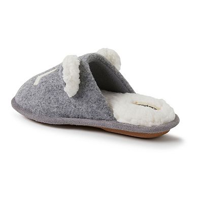 Dearfoams Casey Lil Bear Kids' Family Scuff Slippers