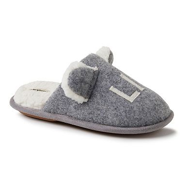 Dearfoams Casey Lil Bear Kids' Family Scuff Slippers