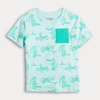 Baby & Toddler Boy Jumping Beans® Allover Print Chest Pocket Graphic Tee