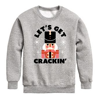 Boys 8-20 Let's Get Crackin' Crew Fleece Sweatshirt